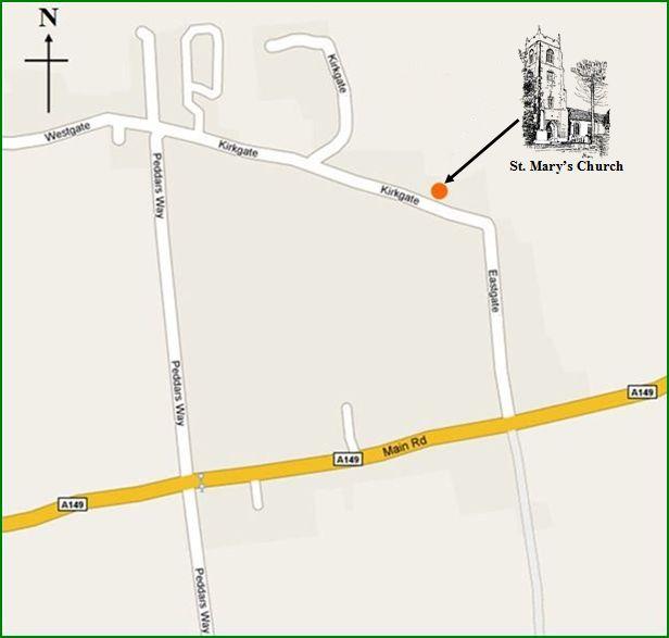 Map - St. Mary's, Holme-next-the-Sea