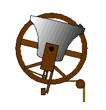 Working diagram of a bell rotating full circle