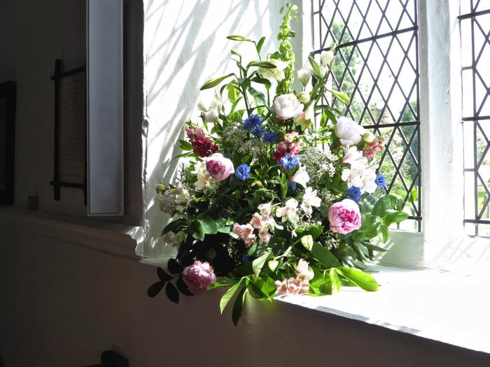 Wedding flowers, 7th June 2014